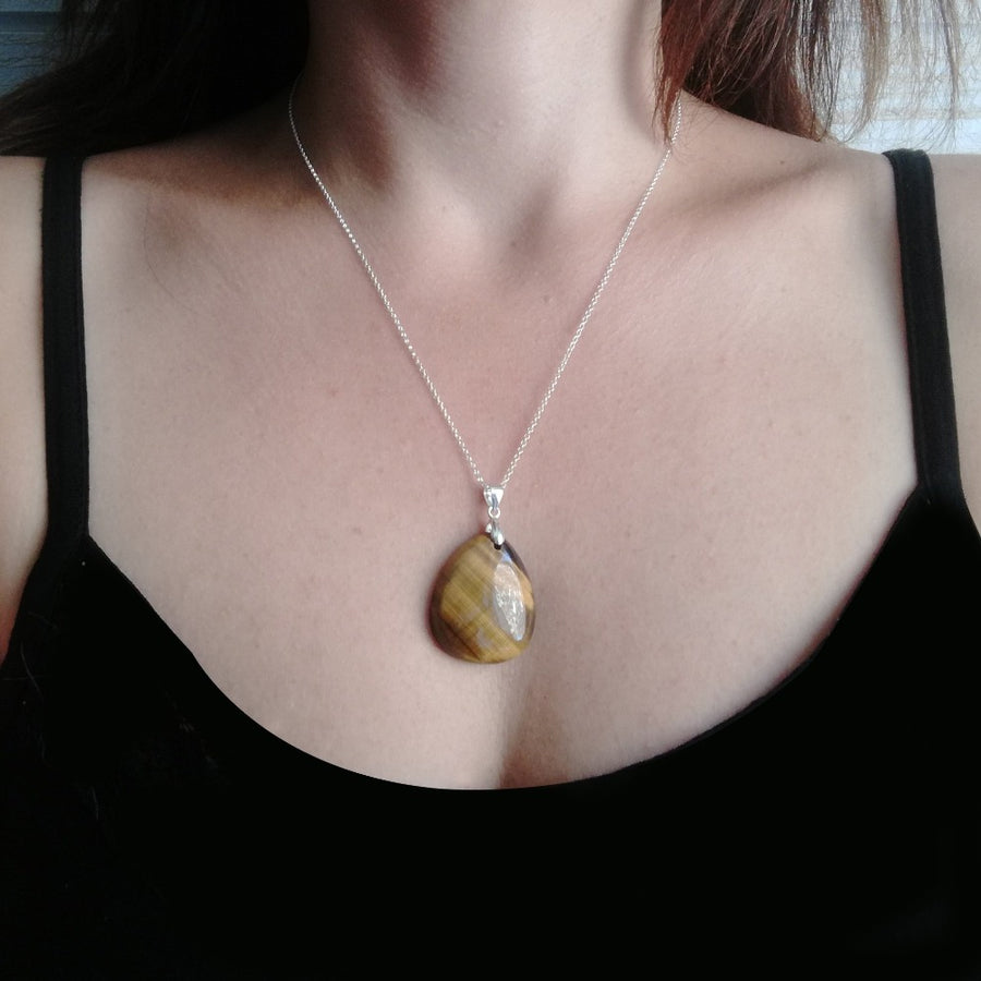 ozanao - pendentif oeil de tigre