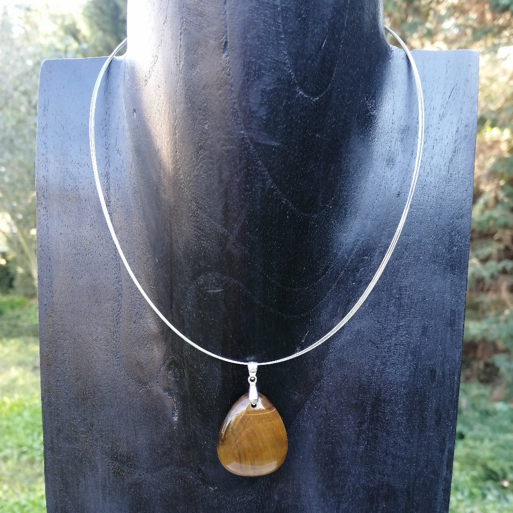 ozanao - pendentif oeil de tigre