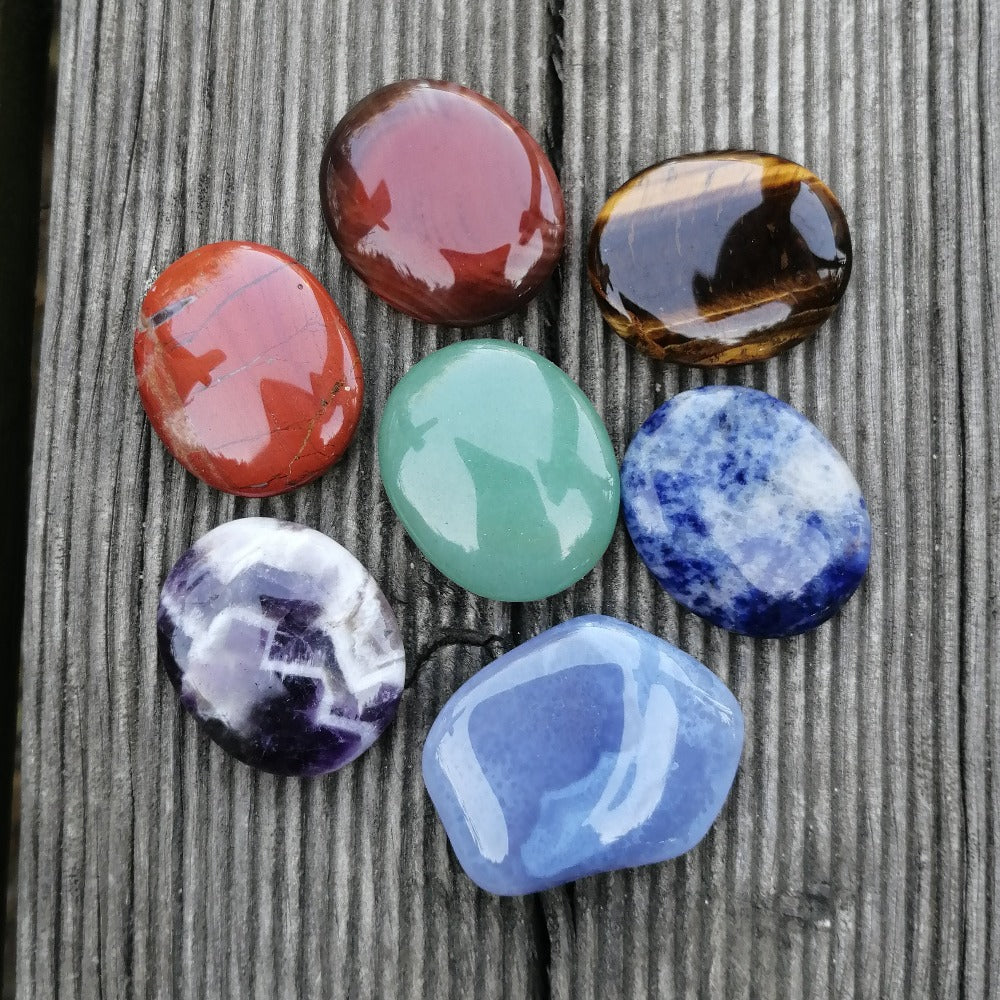 ozanao - pierres plates 7 chakras