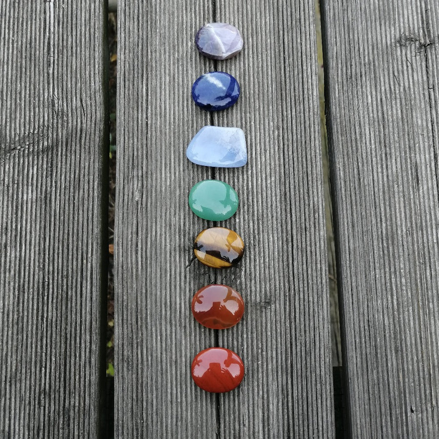 ozanao - pierres plates 7 chakras