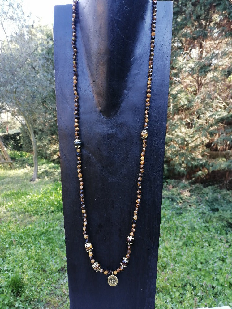 ozanao - sautoir oeil de tigre