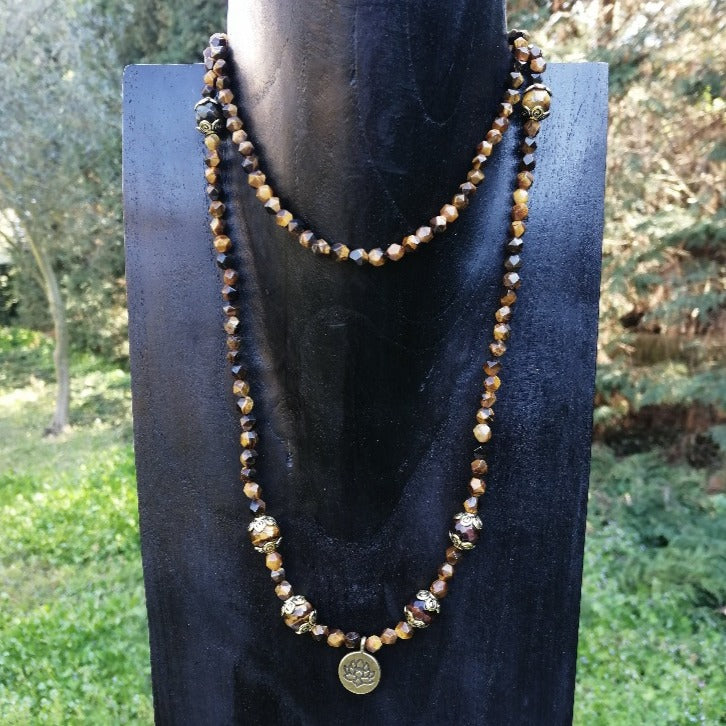 ozanao - sautoir oeil de tigre