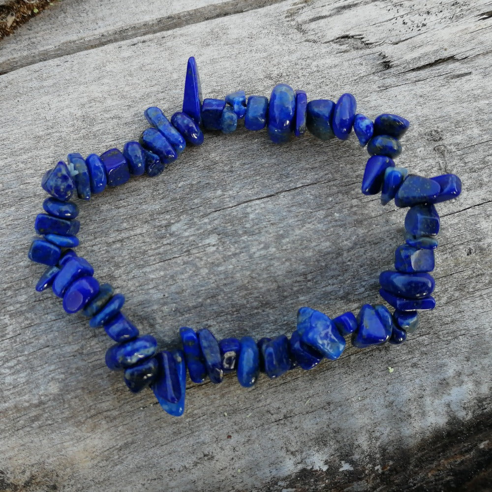 ozanao - bracelet baroque lapis lazuli