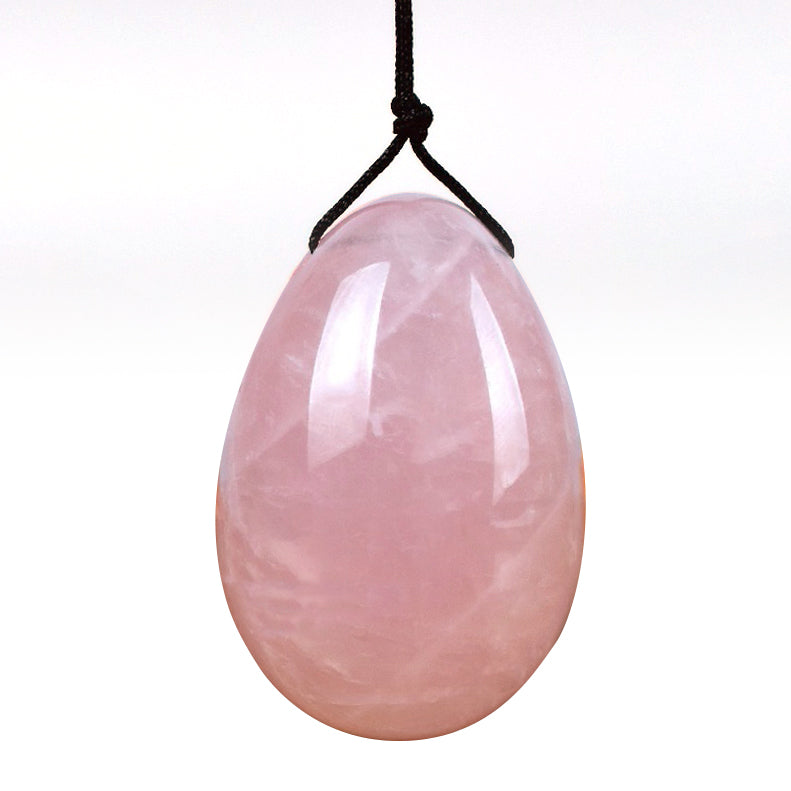 ozanao - oeuf de yoni quartz rose L